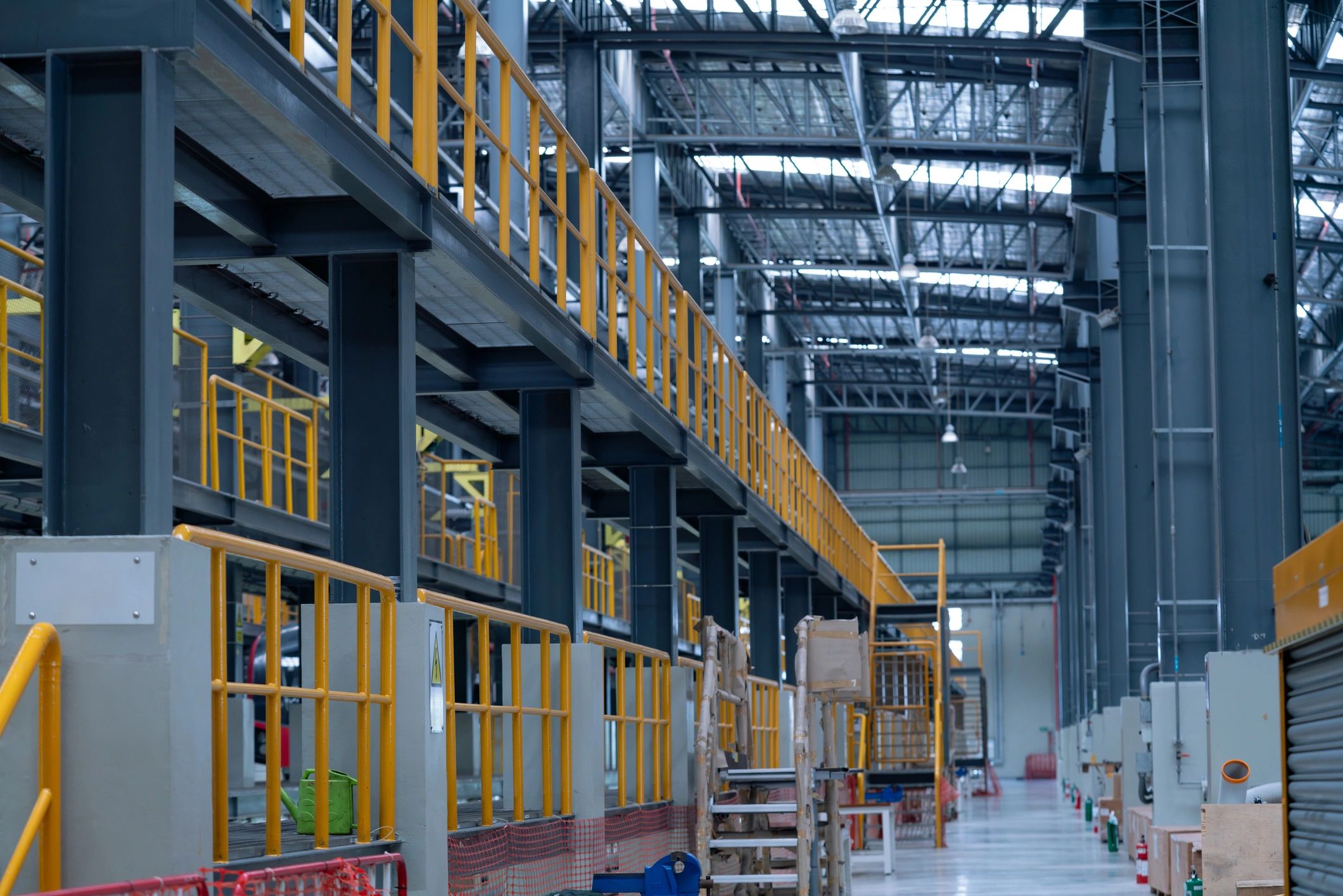 Industrial manufacturing facility interior