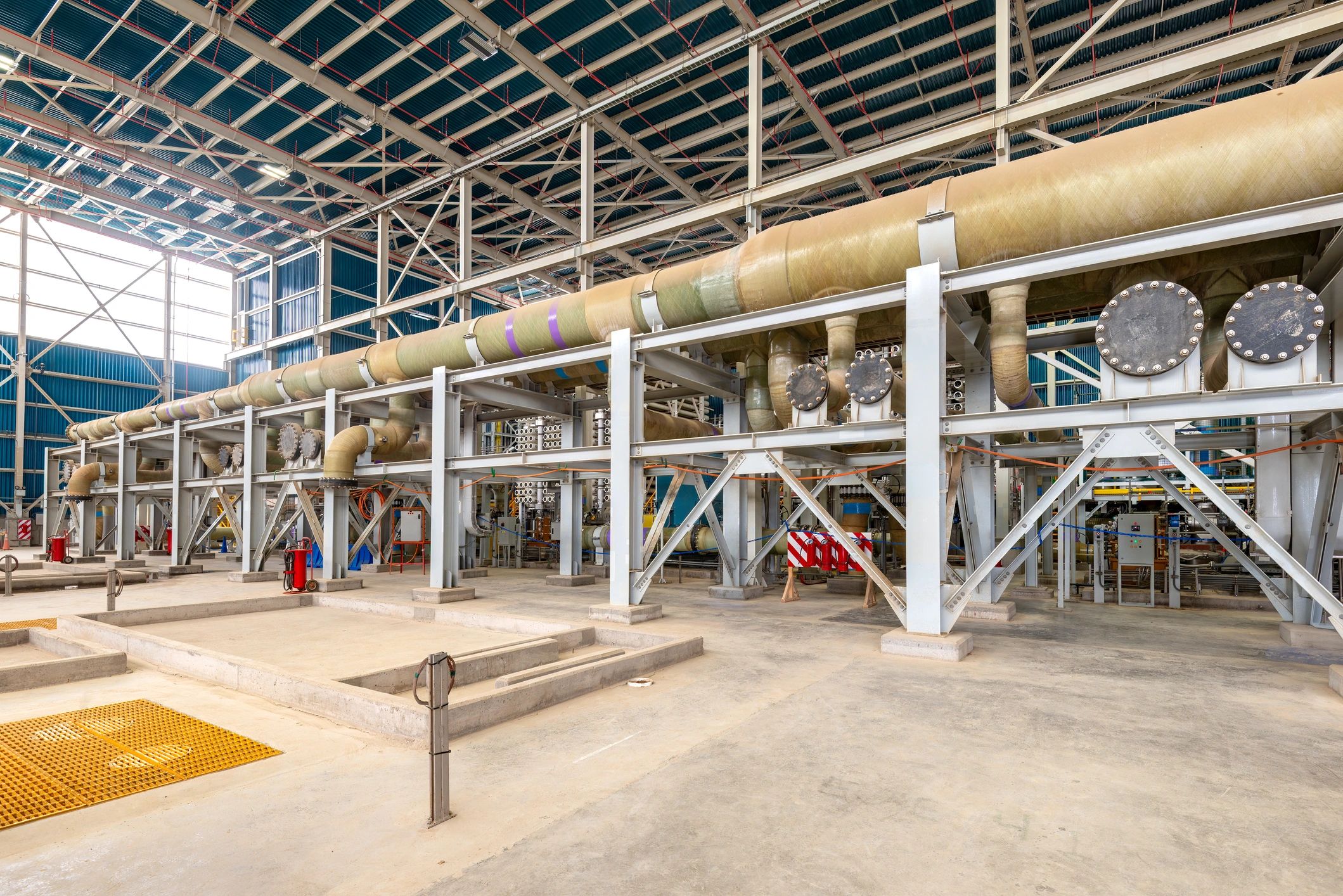 Industrial plant interior equipment